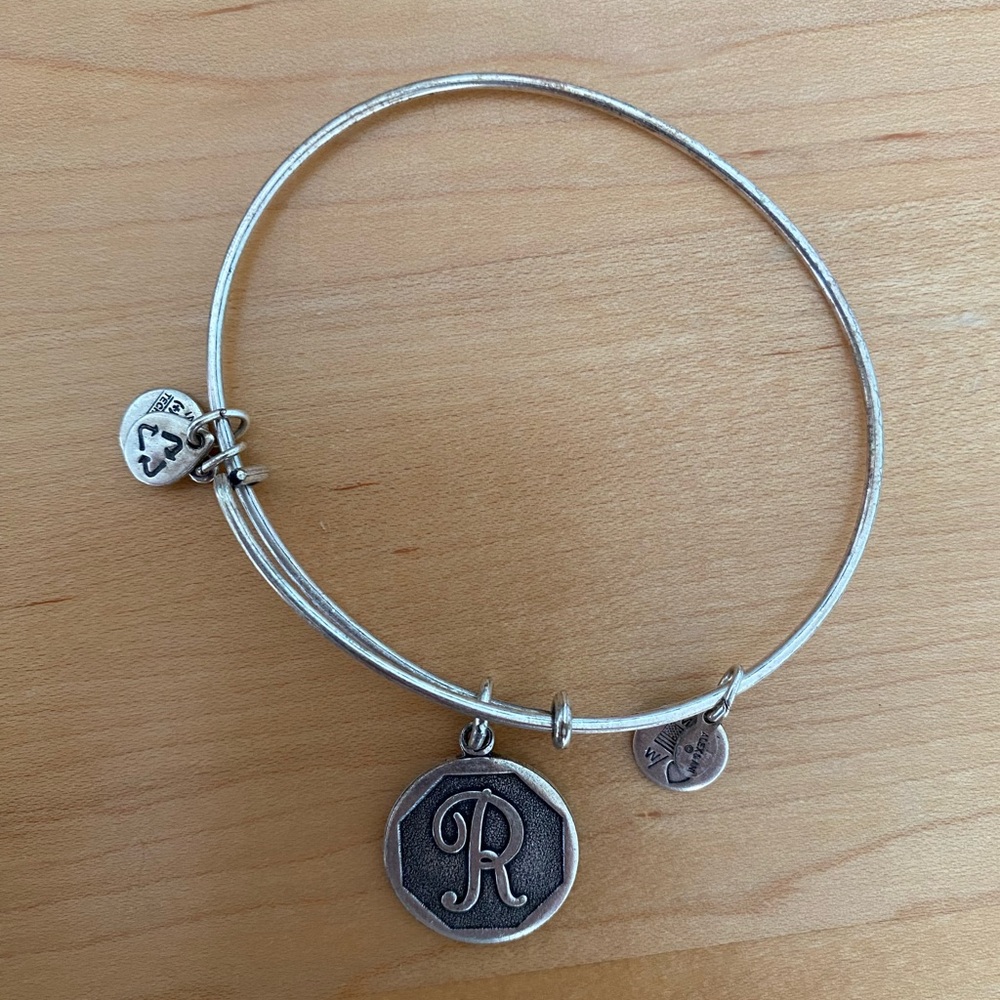 Alex and Ani R Charm Bangle Bracelet